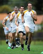 22 October 2008; Paul Finlay, Monaghan, leads Justin McMahon, Tyrone, and team-mates during Ireland International Rules squad training. 2008 International Rules tour, Medibank Stadium, Town of Vincent, Perth, Australia. Picture credit: Ray McManus / SPORTSFILE