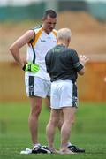 22 October 2008; Manager Sean Boylan in conversation with Kieran Donaghy, Kerry, during Ireland International Rules squad training. 2008 International Rules tour, Medibank Stadium, Town of Vincent, Perth, Australia. Picture credit: Ray McManus / SPORTSFILE