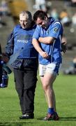 28 September 2008; Kevin Niblock, St Gall's, goes off injured. Antrim County Senior Football Final, St Gall's v Lamh Dhearg, Casement Park, Belfast, Co. Antrim. Picture credit: Oliver McVeigh / SPORTSFILE