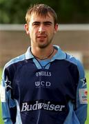 10 September 2000; Ken Kilmurray of UCD ahead of the Eircom League Premier Division match between UCD and Finn Harps at Belfield Park in Dublin. Photo by Pat Murphy/Sportsfile