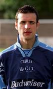 10 September 2000; Ciaran Martyn of UCD during the Eircom League Premier Division match between UCD and Finn Harps at Belfield Park in Dublin. Photo by Pat Murphy/Sportsfile