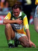 10 September 2000; Ger Oakley of Offaly following the All-Ireland Senior Hurling Championship Final match between Kilkenny and Offaly at Croke Park in Dublin. Photo by Ray McManus/Sportsfile