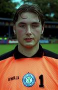 10 September 2000; Gareth Downey of Finn Harps ahead of the Eircom League Premier Division match between UCD and Finn Harps at Belfield Park in Dublin. Photo by Pat Murphy/Sportsfile