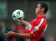 17 September 2000; Damien Delaney of Cork City during the Eircom League Premier Division match between Cork City and Derry City at Turners Cross in Cork. Photo by David Maher/Sportsfile