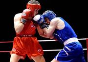 7 November 2008; Shane McGuigan, left, Clones, in action against John Joe Joyce, St. Matthews during their 71g bout. National Under 21 Boxing Championships 2008 Finals, National Stadium, Dublin. Photo by Sportsfile