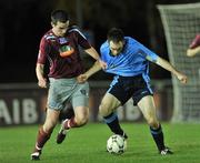 14 November 2008; Jonathan Keane, Galway United, in action against Patrick McWalter, UCD. eircom League Premier Division, UCD v Galway United, Belfield Bowl, Dublin. Picture credit: David Maher / SPORTSFILE