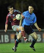 14 November 2008; Jonathan Keane, Galway United, in action against Patrick McWalter, UCD. eircom League Premier Division, UCD v Galway United, Belfield Bowl, Dublin. Picture credit: David Maher / SPORTSFILE