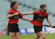 16 November 2008; Adare's Diarmuid Sexton, left, and Andrew O'Connell celebrate at the final whistle. AIB Munster Senior Club Hurling Championship Semi-Final, Adare v Toomevara, Gaelic Grounds, Limerick. Picture credit: Brian Lawless / SPORTSFILE