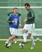 16 November 2008; Republic of Ireland's Darron Gibson in action during squad training. Gannon Park, Malahide, Dublin. Picture credit: David Maher / SPORTSFILE