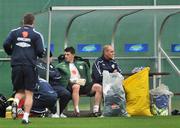 17 November 2008; Republic of Ireland goalkeeper Kieran Westwood sits out squad training. Gannon Park, Malahide, Dublin. Picture credit: David Maher / SPORTSFILE