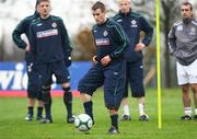 17 November 2008; Northern Ireland's Niall McGinn in action during squad training. Greenmount College, Belfast, Co. Antrim. Picture credit: Oliver McVeigh / SPORTSFILE