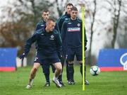 17 November 2008; Northern Ireland's Sammy Clingan in action during squad training. Greenmount College, Belfast, Co. Antrim. Picture credit: Oliver McVeigh / SPORTSFILE