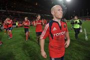 18 November 2008; Munster's Peter Stringer after the match. Zurich Challenge Match, Munster v New Zealand, Thomond Park, Limerick. Picture credit: Brian Lawless / SPORTSFILE