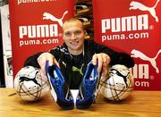 17 November 2008; Northern Ireland star Warren Feeney, pictured at the announcement of his signing with PUMA, the world’s fastest growing sports lifestyle brand. SS Moore, Belfast, Co. Antrim. Picture credit: Oliver McVeigh / SPORTSFILE