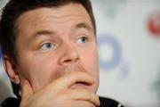 20 November 2008; Ireland captain Brian O'Driscoll during an Ireland rugby squad media conference. Shelbourne Hotel, Dublin. Picture credit: Brendan Moran / SPORTSFILE