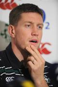 20 November 2008; Ireland out-half Ronan O'Gara during an Ireland rugby squad media conference. Shelbourne Hotel, Dublin. Picture credit: Brendan Moran / SPORTSFILE