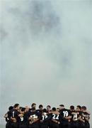 18 November 2008; The New Zealand team form a huddle before the match. Zurich Challenge Match, Munster v New Zealand, Thomond Park, Limerick. Picture credit: Brian Lawless / SPORTSFILE