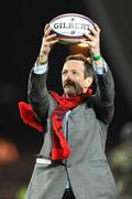 18 November 2008; Captain of the 1978 Munster team that defeated the All Blacks Donal Canniffe with the official match ball. Zurich Challenge Match, Munster v New Zealand, Thomond Park, Limerick. Picture credit: Diarmuid Greene / SPORTSFILE