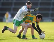 23 November 2008; David Hanly, Corofin, in action against Kevin Gallagher, Eastern Harps. AIB Connacht Senior Club Football Championship Final, Corofin v Eastern Harps, Pearse Stadium, Galway. Picture credit: Ray Ryan / SPORTSFILE