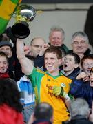 23 November 2008; Kieran Fitzgerald, Corofin, celebrates with the cup. AIB Connacht Senior Club Football Championship Final, Corofin v Eastern Harps, Pearse Stadium, Galway. Picture credit: Ray Ryan / SPORTSFILE