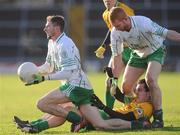 23 November 2008; Kevin Gallagher and Ross Donovan, Eastern Harps, in action against David Hanly, Corofin. AIB Connacht Senior Club Football Championship Final, Corofin v Eastern Harps, Pearse Stadium, Galway. Picture credit: Ray Ryan / SPORTSFILE