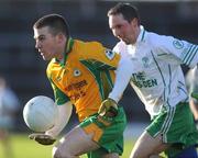 23 November 2008; Joe Canney, Corofin, in action against Shane King, Eastern Harps. AIB Connacht Senior Club Football Championship Final, Corofin v Eastern Harps, Pearse Stadium, Galway. Picture credit: Ray Ryan / SPORTSFILE