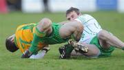 23 November 2008; Alan Burke, Corofin, in action against Keith Carty, Eastern Harps. AIB Connacht Senior Club Football Championship Final, Corofin v Eastern Harps, Pearse Stadium, Galway. Picture credit: Ray Ryan / SPORTSFILE *** Local Caption ***