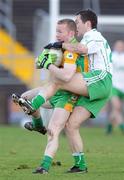 23 November 2008; Michael Comer, Corofin, in action against Shane Gallagher, Eastern Harps. AIB Connacht Senior Club Football Championship Final, Corofin v Eastern Harps, Pearse Stadium, Galway. Picture credit: Ray Ryan / SPORTSFILE