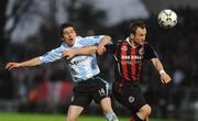 23 November 2008; Stephen O'Donnell, Bohemians, in action against Gareth McGlynn, Derry City. Ford FAI Cup Final 2008, Bohemians v Derry City, RDS, Ballsbridge, Dublin. Picture credit: Stephen McCarthy / SPORTSFILE