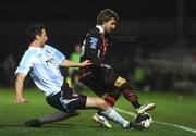 23 November 2008; Mindugas Kalonas, Bohemians, in action against Clive Delaney, Derry City. Ford FAI Cup Final 2008, Bohemians v Derry City, RDS, Ballsbridge, Dublin. Picture credit: Stephen McCarthy / SPORTSFILE