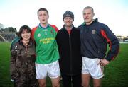 30 November 2008; Mid Kerry players Aidan, left, and Kieran O'Shea with parents Mary and former Kerry footballer Jack. Kerry Senior Football Championship Final Replay, Kerins O'Rahilly's v Mid Kerry, Fitzgerald Stadium, Killarney, Co. Kerry. Picture credit: Stephen McCarthy / SPORTSFILE