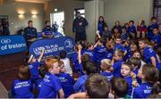 5 August 2015; Leinster players Tom Denton and Mick McGrath visited the Bank of Ireland Leinster Rugby Summer Camp at Gorey RFC to meet with young players. Gorey RFC, Wexford. Picture credit: Matt Browne / SPORTSFILE