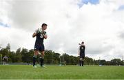 6 August 2015; Ireland's Noel Reid, left, and Jamie Heaslip during squad training. Ireland Rugby Squad Training, Carton House, Maynooth, Co. Kildare. Picture credit: Stephen McCarthy / SPORTSFILE