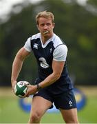 6 August 2015; Ireland's Luke Fitzgerald during squad training. Ireland Rugby Squad Training, Carton House, Maynooth, Co. Kildare. Picture credit: Stephen McCarthy / SPORTSFILE