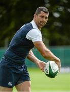 6 August 2015; Ireland's Rob Kearny in action during squad training. Ireland Rugby Squad Training, Carton House, Maynooth, Co. Kildare. Picture credit: Sam Barnes / SPORTSFILE