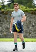 6 August 2015; Ireland's Paddy Jackson arriving for squad training. Ireland Rugby Squad Training, Carton House, Maynooth, Co. Kildare. Picture credit: Sam Barnes / SPORTSFILE