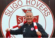 6 August 2015; Mickey Adams after being unveiled as the new Sligo Rovers manager. Showgrounds, Sligo. Picture credit: Peter Wilcock / SPORTSFILE