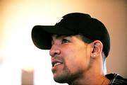 16 December 2008; Darren Sutherland speaking during a press conference ahead of his first professional fight against Georgi Iliev on Thursday night. The Helix, DCU, Dublin. Picture credit: Diarmuid Greene / SPORTSFILE