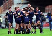 8 October 2000; Australia players celebrate following the International Rules Series First Test match between Ireland and Australia at Croke Park in Dublin. Photo by Ray McManus/Sportsfile