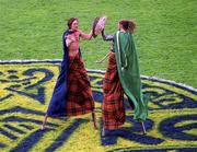 8 October 2000; Entertainment prior to the International Rules Series First Test match between Ireland and Australia at Croke Park in Dublin. Photo by Ray McManus/Sportsfile