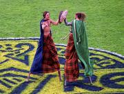 8 October 2000; Entertainment prior to the International Rules Series First Test match between Ireland and Australia at Croke Park in Dublin. Photo by Ray McManus/Sportsfile