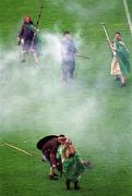 8 October 2000; Entertainment prior to the International Rules Series First Test match between Ireland and Australia at Croke Park in Dublin. Photo by Ray McManus/Sportsfile