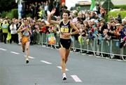 15 October 2000; Sonia O'Sullivan of Ireland on her way to finishing second during the Loughrea 5 Mile Road Race in Loughrea, Galway. Photo by Damien Eagers/Sportsfile