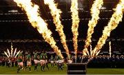 8 August 2015; The Ireland team ahead of the game. Rugby World Cup Warm-Up Match, Wales v Ireland. Millennium Stadium, Cardiff, Wales. Picture credit: Ramsey Cardy / SPORTSFILE