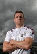 10 August 2015; Galway's Andy Smith poses for a portrait following a press conference ahead of his side's GAA Hurling All-Ireland Championship Semi-Final against Tipperary. Galway Hurling Press Conference, Loughrea Hotel & Spa, Loughrea, Co. Galway. Picture credit: Stephen McCarthy / SPORTSFILE