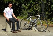 10 August 2015; Pictured at the launch of the eighth annual TM Cycle, taking place on Saturday, September 26th in aid of Pieta House, is Dublin footballer Darren Daly. The cycle will kick off the inaugural Pieta 100 National Cycle weekend, with cycles also taking place in Limerick, Cork and Galway on Sunday, September 27th. For more information visit www.tmcycle.com or www.pieta100cycle.com. Pieta House, Lucan Road, Lucan, County Dublin. Picture credit: Piaras Ó Mídheach / SPORTSFILE