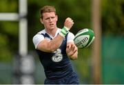 11 August 2015; Ireland's Craig Gilroy in action during squad training. Ireland Rugby Squad Training. Carton House, Maynooth, Co. Kildare. Picture credit: Brendan Moran / SPORTSFILE