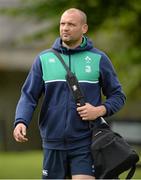 11 August 2015; Ireland's Dan Tuohy arrives for squad training. Ireland Rugby Squad Training. Carton House, Maynooth, Co. Kildare. Picture credit: Sam Barnes / SPORTSFILE