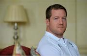 11 August 2015; Ireland's Michael Bent poses for a portrait after a press conference. Ireland Rugby Press Conference. Carton House, Maynooth, Co. Kildare. Picture credit: Brendan Moran / SPORTSFILE