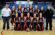 11 January 2009; The Tolka Rovers team. Basketball Ireland Women's SuperLeague National Cup Semi-Final 2008, Tolka Rovers v Bausch and Lomb Wildcats, National Basketball Arena, Tallaght, Dublin. Picture credit: Stephen McCarthy / SPORTSFILE